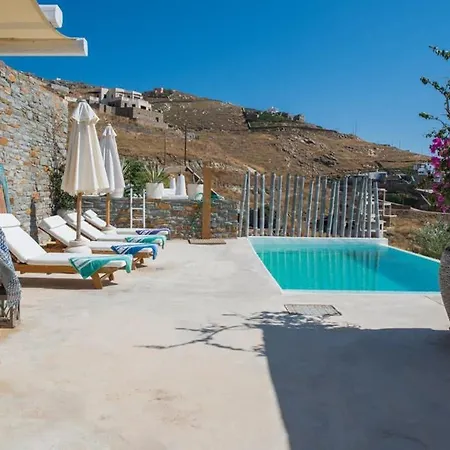 Villa Beautifis In Kea, 4bdr/7prs, Pool, Seaview