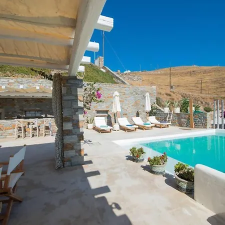 Villa Beautifis In Kea, 4bdr/7prs, Pool, Seaview